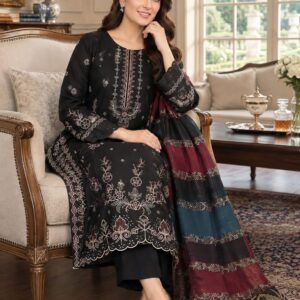 Maria B (Available Stock)❄️*WINTER COLLECTION*❄️ 3pc Premium Dhanak Fabric